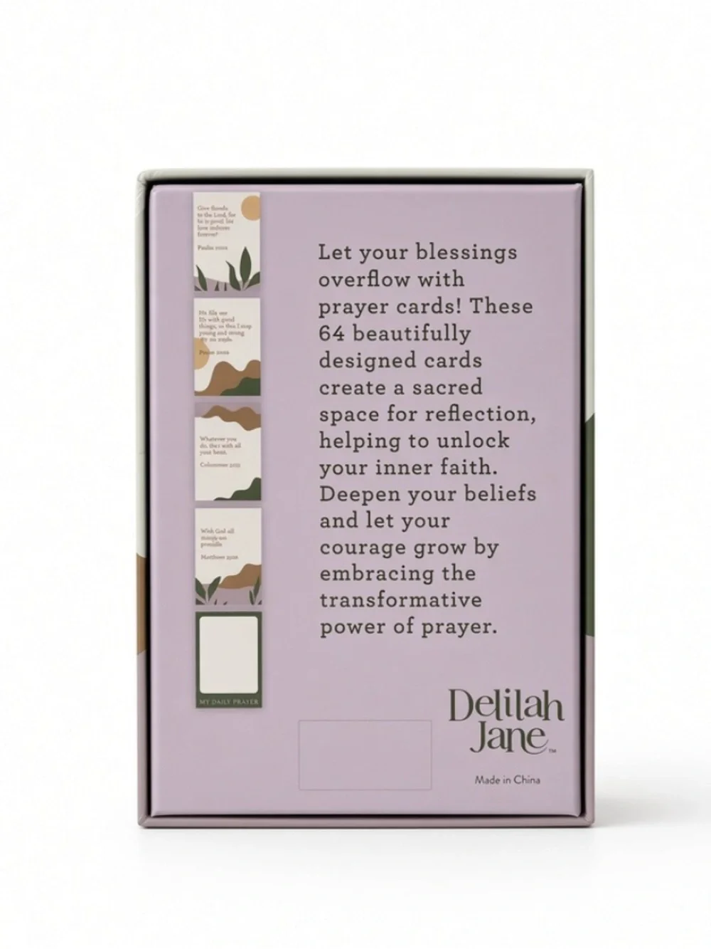 Delilah Jane Verse Cards Set of 64 Prayer Bible Scripture Cards Christian NEW